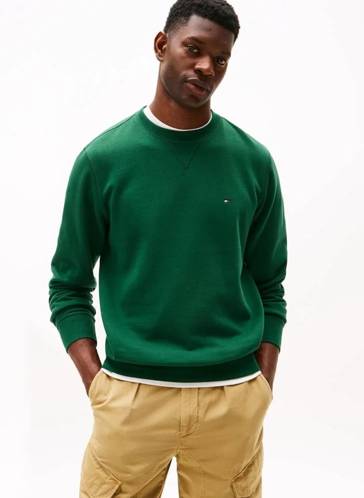 Tommy Hilfiger Peached Fleece Crew Neck Jumper
